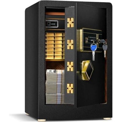 Costway Sicherheitssafe mit Digitaltastatur - Stahl, 36,5x37,5x59 cm Costway Sicherheitssafe mit Digitaltastatur - Stahl, 36,5x37,5x59 cm