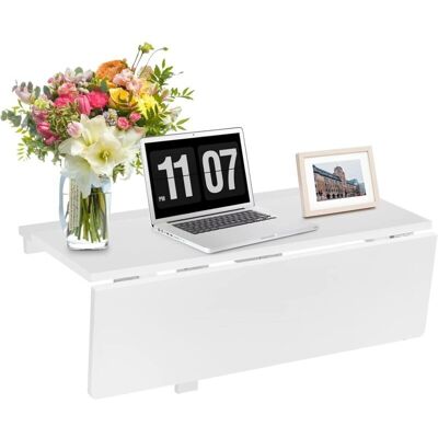 Table Murale Pliable Costway - Bureau Compact pour Petits Espaces - Publicité Table Murale Pliable Costway - Bureau Compact pour Petits Espaces - Publicité