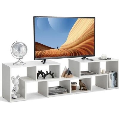 Meuble TV Modulaire Costway - Supporte téléviseurs 65 pouces, 6 compartiments - Publicité Meuble TV Modulaire Costway - Supporte téléviseurs 65 pouces, 6 compartiments - Publicité