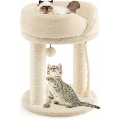 Costway Árbol para Gatos Torre 4 en 1 con Plataforma de Peluche Costway Árbol para Gatos Torre 4 en 1 con Plataforma de Peluche