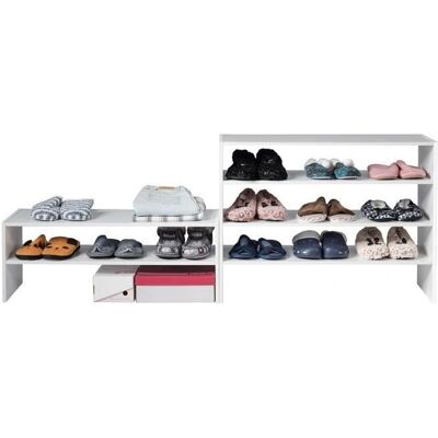Costway Scarpiera a 6 Livelli - Organizer Multiuso, 78x30x90cm Costway Scarpiera a 6 Livelli - Organizer Multiuso, 78x30x90cm