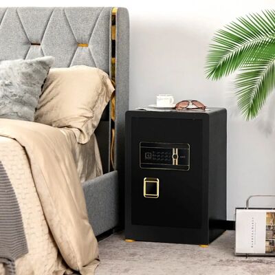 Costway - Safe 42.5L - Digitaal toetsenbord - Staal - Huis safe Costway - Safe 42.5L - Digitaal toetsenbord - Staal - Huis safe