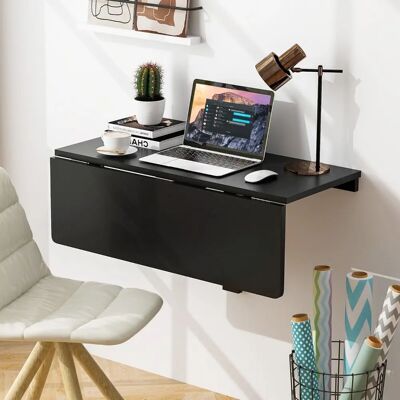 Costway Wandgemonteerde Klaptafel - Ruimtebesparend, Multi-modus Werkplek Costway Wandgemonteerde Klaptafel - Ruimtebesparend, Multi-modus Werkplek