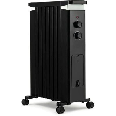 Costway - 1500W - 3 ustawienia grzania - uniwersalne koła - grzejnik olejowy Costway - 1500W - 3 ustawienia grzania - uniwersalne koła - grzejnik olejowy