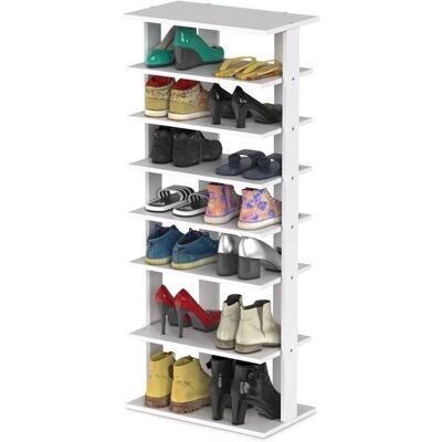 GOPLUS - Scarpiera 7 Ripiani - Wood - Shoe rack - Publicité GOPLUS - Scarpiera 7 Ripiani - Wood - Shoe rack - Publicité