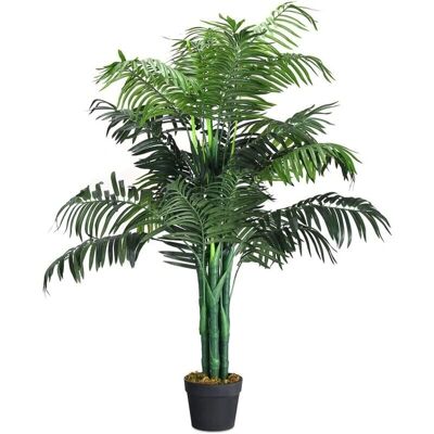 RELAX4LIFE Plante Artificielle Intérieur/Extérieur 110cm - Réaliste avec 28 Feuilles - Publicité RELAX4LIFE Plante Artificielle Intérieur/Extérieur 110cm - Réaliste avec 28 Feuilles - Publicité