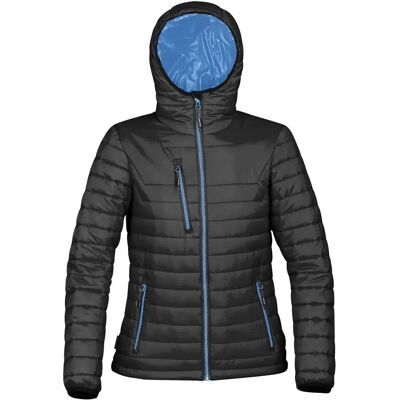 Stormtech Dames Gravity Thermische Shell - Zwart/Marineblauw - Lichtgewicht, waterafstotende jas Stormtech Dames Gravity Thermische Shell - Zwart/Marineblauw - Lichtgewicht, waterafstotende jas