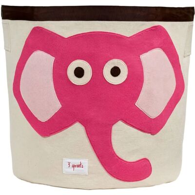 3 Sprouts - Elefant - Rosa - One Size - Storage Basket 3 Sprouts - Elefant - Rosa - One Size - Storage Basket