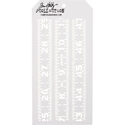 Stampers Anonymous AGW Measured Layered Stencil - Stencil Stampers Anonymous AGW Measured Layered Stencil - Stencil