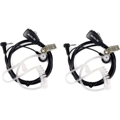 Retevis EAM101 Walkie Talkie Headset - Compatible avec RT45, T80, T92, H20, T62, T82 - Publicité Retevis EAM101 Walkie Talkie Headset - Compatible avec RT45, T80, T92, H20, T62, T82 - Publicité