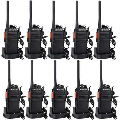 Retevis RT24 Talkie Walkie à Longue Portée - Professionnel, 16 Canaux - Publicité Retevis RT24 Talkie Walkie à Longue Portée - Professionnel, 16 Canaux - Publicité