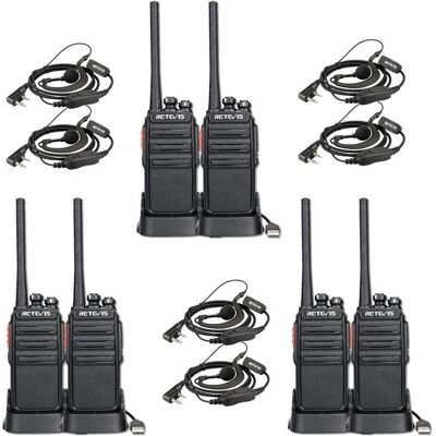 Retevis RT24 Walkie Talkie - 16 Canaux, Chargeur USB, Compact - Publicité Retevis RT24 Walkie Talkie - 16 Canaux, Chargeur USB, Compact - Publicité