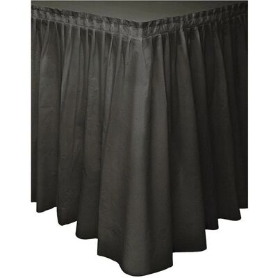 Unique - 50062 - Noir - 14 ft x 29 in - Nappe jetable - Publicité Unique - 50062 - Noir - 14 ft x 29 in - Nappe jetable - Publicité