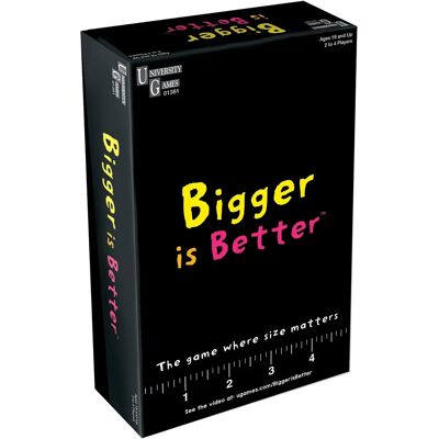 University Games Bigger Is Better Board Game - Measurement Fun for Adults University Games Bigger Is Better Board Game - Measurement Fun for Adults