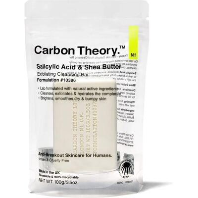 Carbon Theory Săpun Exfoliant cu Acid Salicilic și Unt de Shea Carbon Theory Săpun Exfoliant cu Acid Salicilic și Unt de Shea