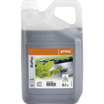 Olio per motosega Stihl BioPlus - Ecologico, 5L Olio per motosega Stihl BioPlus - Ecologico, 5L