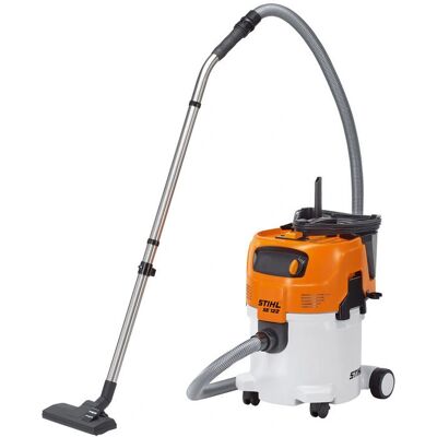 Stihl SE 122 - Noir, Orange, Blanc - Aspirateur Eau et Poussière - Publicité Stihl SE 122 - Noir, Orange, Blanc - Aspirateur Eau et Poussière - Publicité