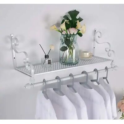 Living and Home - 60cm - Wall Mounted Clothes Rack Living and Home - 60cm - Wall Mounted Clothes Rack