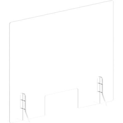 Pantalla de protección higiénica de acrílico Bisley con apertura Pantalla de protección higiénica de acrílico Bisley con apertura