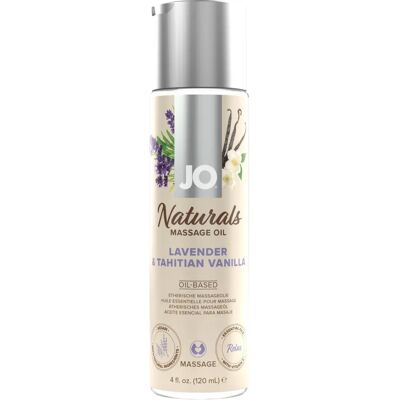 System JO Naturals Lavender Vanilla Massage Oil 120ml - Massage Oil System JO Naturals Lavender Vanilla Massage Oil 120ml - Massage Oil