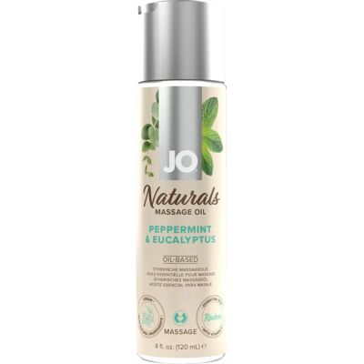 System JO Naturals Peppermint and Eucalyptus Massage Oil - Massage Oil System JO Naturals Peppermint and Eucalyptus Massage Oil - Massage Oil