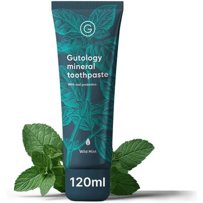 Gutology - Probiotic Hydroxyapatite Toothpaste - White - 120ml - Toothpaste Gutology - Probiotic Hydroxyapatite Toothpaste - White - 120ml - Toothpaste