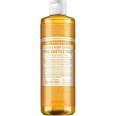 Dr Bronner's Organic Citrus Castile Liquid Soap - Liquid Soap Dr Bronner's Organic Citrus Castile Liquid Soap - Liquid Soap