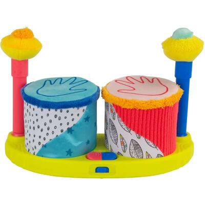 Lamaze Squeeze Beats First Drum Set - Musikinstrument für Babys Lamaze Squeeze Beats First Drum Set - Musikinstrument für Babys