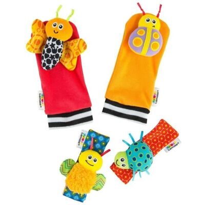 Ensemble de hochet Lamaze pour bébé - Recherche de pieds et poignets - Tissu doux - Publicité Ensemble de hochet Lamaze pour bébé - Recherche de pieds et poignets - Tissu doux - Publicité