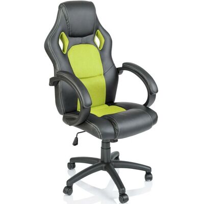 Silla de oficina Racing Tresko - Ajustable, Reposabrazos acolchados, Probada SGS Silla de oficina Racing Tresko - Ajustable, Reposabrazos acolchados, Probada SGS