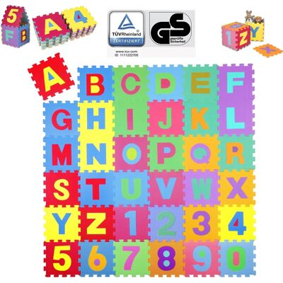 Tapis Puzzle KIDUKU - 36 Pièces Éducatives - Publicité Tapis Puzzle KIDUKU - 36 Pièces Éducatives - Publicité