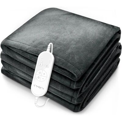 SINNLEIN Coperta Elettrica 180x130cm Grigia - Dolori Schiena & Spalle SINNLEIN Coperta Elettrica 180x130cm Grigia - Dolori Schiena & Spalle