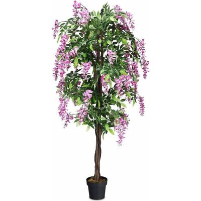 Arbre Artificiel Wisteria 180cm Costway - Décoration Intérieur/Extérieur - Publicité Arbre Artificiel Wisteria 180cm Costway - Décoration Intérieur/Extérieur - Publicité