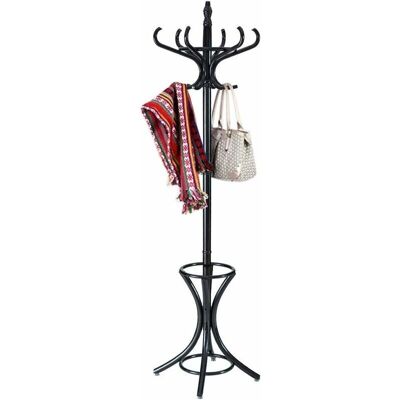 Costway Perchero de Madera 184cm - 12 Ganchos - Percha Costway Perchero de Madera 184cm - 12 Ganchos - Percha