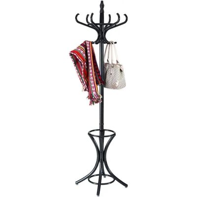 Costway Perchero de Madera 184cm - 12 Ganchos - Percha Costway Perchero de Madera 184cm - 12 Ganchos - Percha