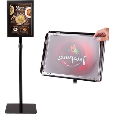 COSTWAY - Espositore Poster A4 - Rotazione 360° - 73,5-118 cm COSTWAY - Espositore Poster A4 - Rotazione 360° - 73,5-118 cm