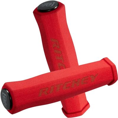 Puños Ritchey TrueGrip - Ligero 130mm - Rojo Puños Ritchey TrueGrip - Ligero 130mm - Rojo