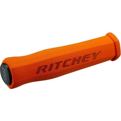 Poignées de guidon Ritchey WCS TrueGrip HD - Orange - Publicité Poignées de guidon Ritchey WCS TrueGrip HD - Orange - Publicité