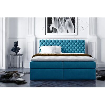 Fun Moebel - PARINI - 120x200cm - Blau - Boxspringbett Fun Moebel - PARINI - 120x200cm - Blau - Boxspringbett