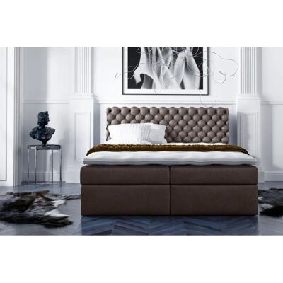 Fun Moebel - PARINI - 180x200cm - Braun - Boxspringbett Fun Moebel - PARINI - 180x200cm - Braun - Boxspringbett