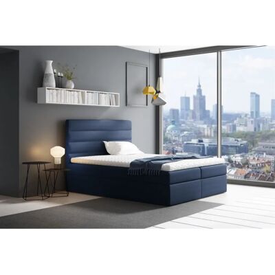 Fun Moebel - LUCA - Blau - 160x200cm - Boxspringbett Fun Moebel - LUCA - Blau - 160x200cm - Boxspringbett