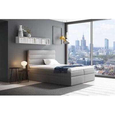 Fun Moebel - LUCA - 120x200cm - Grau - Boxspringbett Fun Moebel - LUCA - 120x200cm - Grau - Boxspringbett