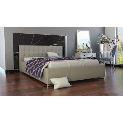 Fun Moebel - MANILO XS 180x200 - Stoff Jasmine - Bett Fun Moebel - MANILO XS 180x200 - Stoff Jasmine - Bett