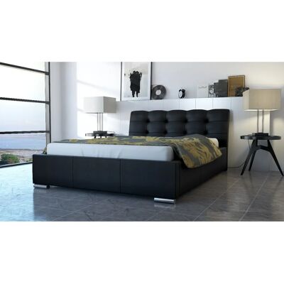 Fun Moebel - ERICO XS - 160x200 cm - Stoff/Kunstleder - Bed Fun Moebel - ERICO XS - 160x200 cm - Stoff/Kunstleder - Bed