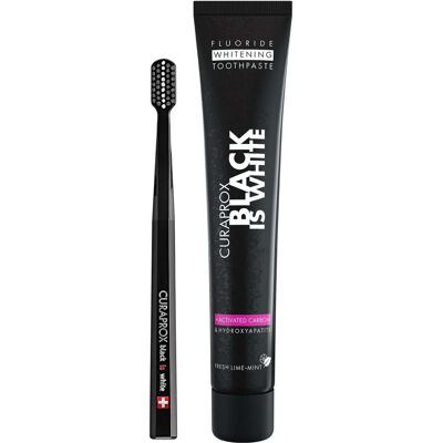 Curaden Curaprox Black is White Set Curaden Curaprox Black is White Set