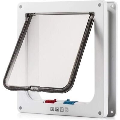 Hautstore - Grand - 25x24 cm - Blanc - Trappe pour chat - Publicité Hautstore - Grand - 25x24 cm - Blanc - Trappe pour chat - Publicité