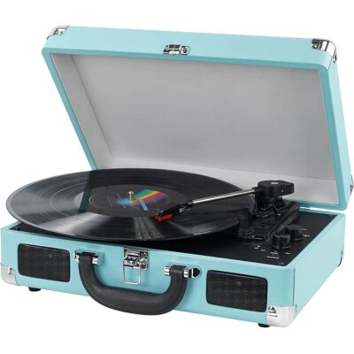 Digitnow Record Player - 3-Speed Bluetooth Suitcase - Record Player with Built-in Speakers Digitnow Record Player - 3-Speed Bluetooth Suitcase - Record Player with Built-in Speakers