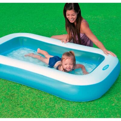 Piscina para bebê Intex - Retangular com piso inflável Piscina para bebê Intex - Retangular com piso inflável