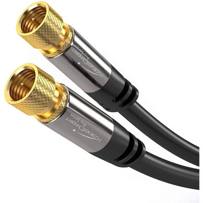 KabelDirekt 797698090481 cabo coaxial 15 m F Preto - Cabo coaxial KabelDirekt 797698090481 cabo coaxial 15 m F Preto - Cabo coaxial