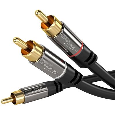 KabelDirekt 1.5m RCA Audio Cable - Stereo, Coaxial KabelDirekt 1.5m RCA Audio Cable - Stereo, Coaxial